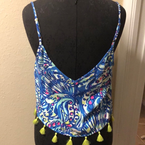 NWT Lilly Pulitzer Crop Top- Size 10 - Picture 3 of 6
